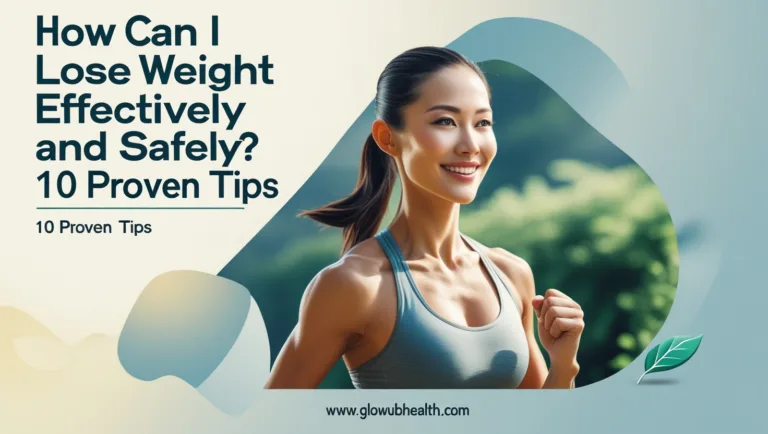 How can I lose weight effectively and safely?